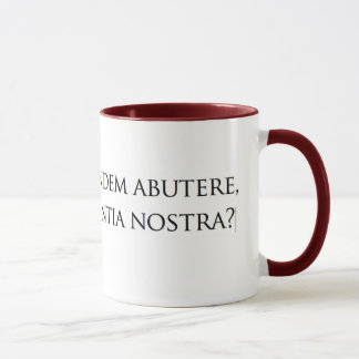 Caneca Usque de Quo, lector do?