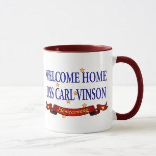 Caneca USS Carl Vinson Home bem-vindo