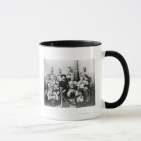 USS Maine Baseball Team em Havana Cuba Photograp