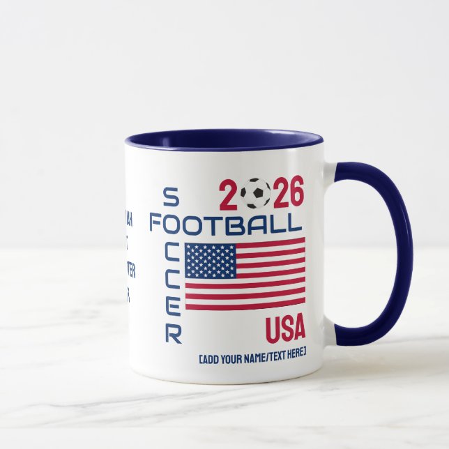 Caneca USSOCcer Custom 2026 QUALQUER ANO (Direita)
