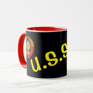 Caneca USSR Black Modern Look Mug