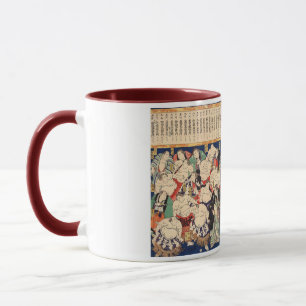 Caneca Utagawa Kuniteru no segundo, Sumo Wrestler