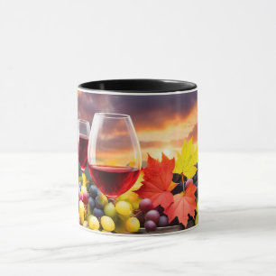 Caneca Uvas de vinho deixam Bonito