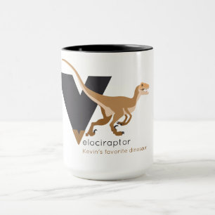 Caneca V como Velociraptor Mug