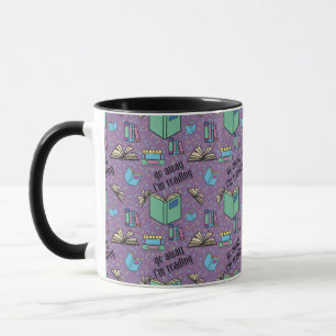 Caneca Vá embora, estou lendo cochilo café
