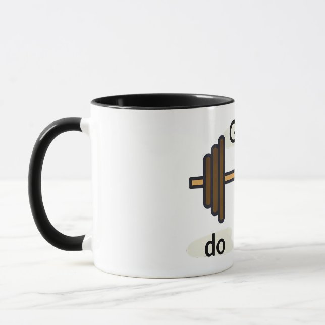 Caneca Vá Fazê-lo Tipografia Motivacional  (Esquerda)