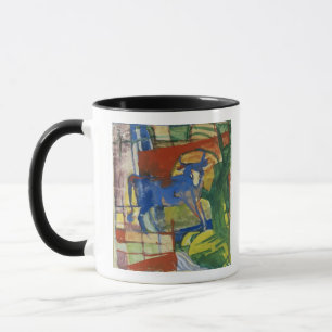 Caneca Vaca azul, 1914 (tempera no papel)