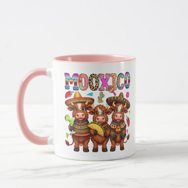 Caneca Vaca das Terras Altas Mooxico Cinco De Maio (Esquerda)