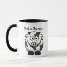 Vaca de desenho não é um hambúrguer