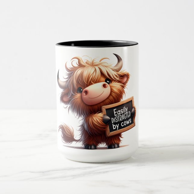 Caneca Vaca Engraçada Na Polícia. (Centro)