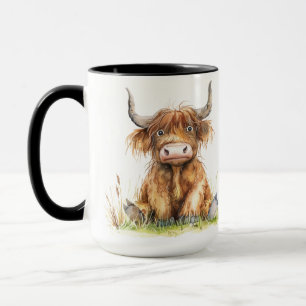 Caneca Vaca Highland nos faróis
