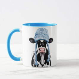 Caneca Vaca num chapéu.