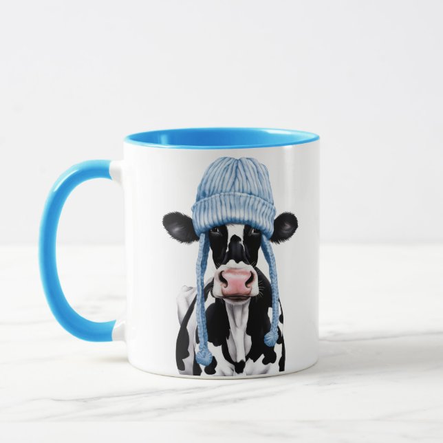Caneca Vaca num chapéu. (Esquerda)