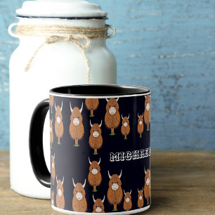 Caneca Vaca personalizada com chifres