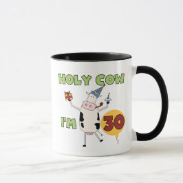 Caneca Vaca santamente eu sou 30 camisetas e presentes