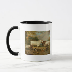 Caneca Vacas com um pastor