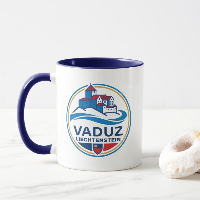 Caneca Vaduz Liechtenstein Europa (Com Donut)