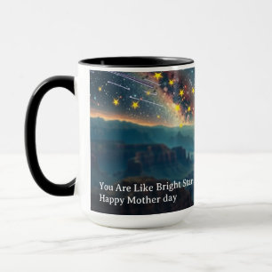 Caneca Vaga-lumes Estrelas Sobre Sussurros do Grand Canyo