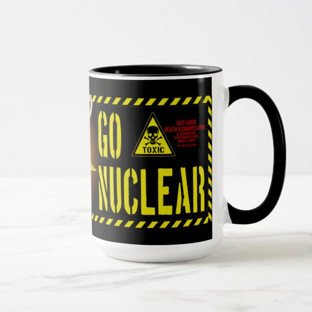 Caneca Vai o estilo nuclear da barata (Direita)