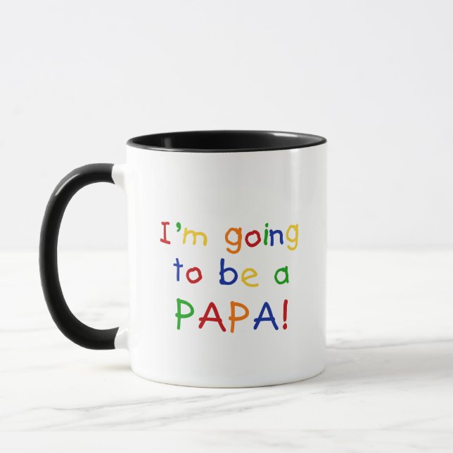 Caneca Vai ser um Papa - Cores Primárias (Esquerda)