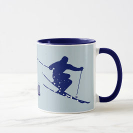 Caneca Vail Blue Skier