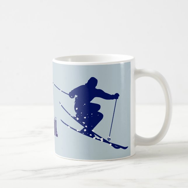 Caneca Vail Blue Skier (Direita)