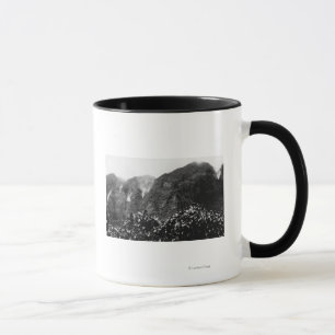 Caneca Vale de Nuuanu, Havaí - ideia da queda de cabeça