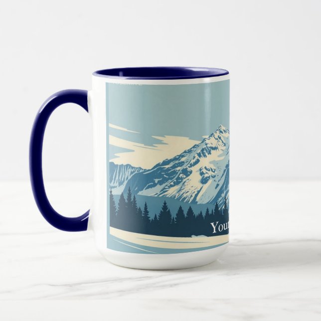 Caneca Vale de Yosemite no Inverno: Parque Nacional Retrô (Esquerda)