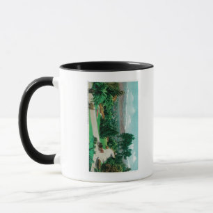 Caneca Vale e pomares de Redlands do smiley