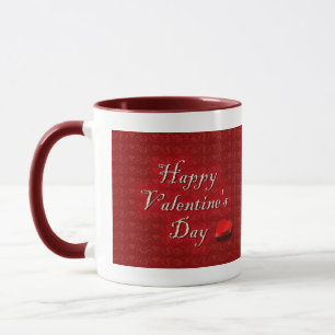 Caneca Valentine&apos feliz; dia de s