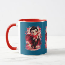 Valentine Funny Dracula Mug