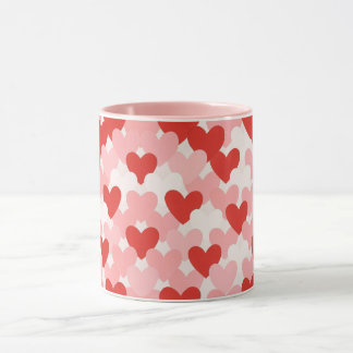 Caneca  Valentine Hearts pattern Mug