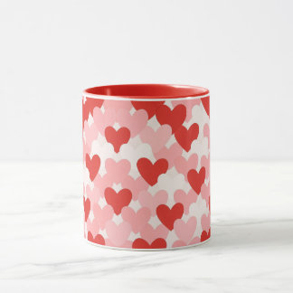 Caneca  Valentine Hearts pattern Mug
