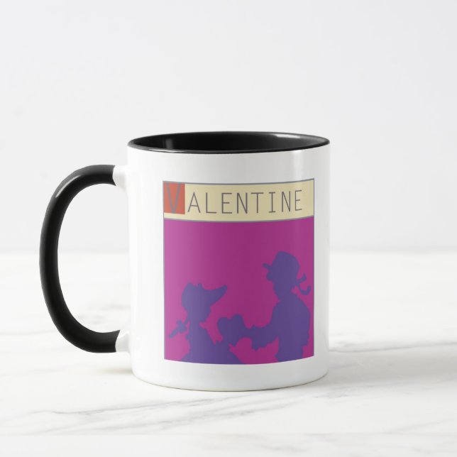 Caneca <Valentine> pelo mineiro de Steve (Esquerda)