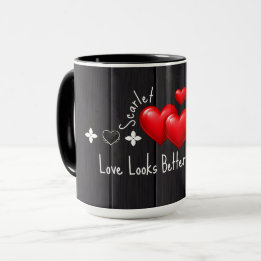 Caneca Valentines Custom Name Mugs and Quotes coffee mugs
