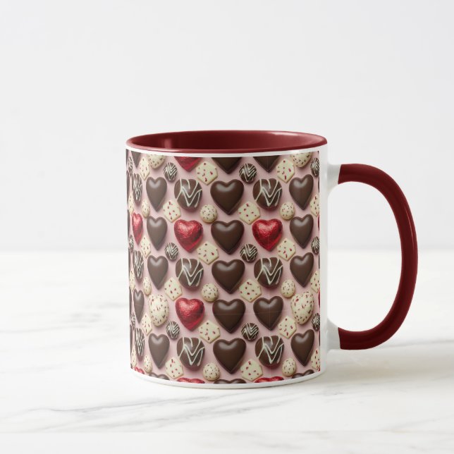 Caneca Valentine's Day Chocolates Coffee Mug (Direita)