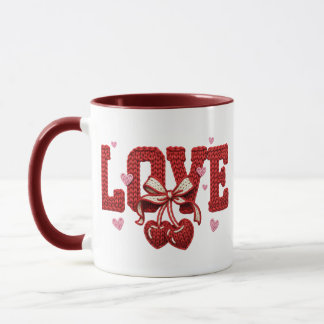Caneca Valentines Day Knitted Love Womens 