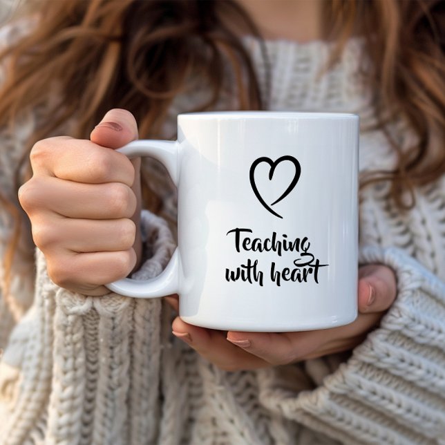 Caneca Valentines gift teacher thank you (Criador carregado)