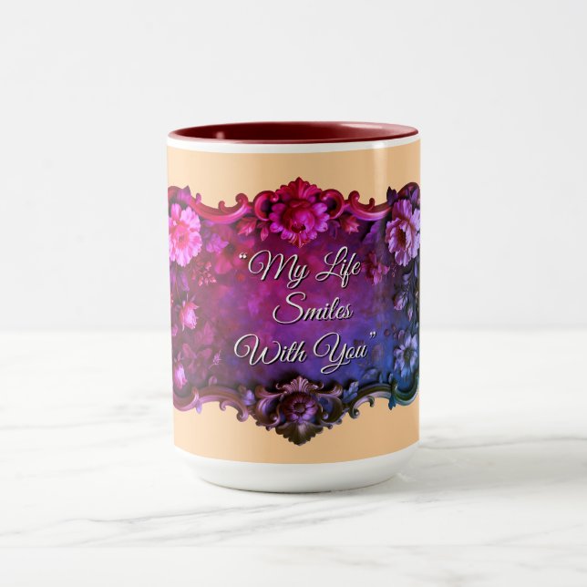 Caneca Valentine's Mugs Custom Quotes and redesign (Centro)