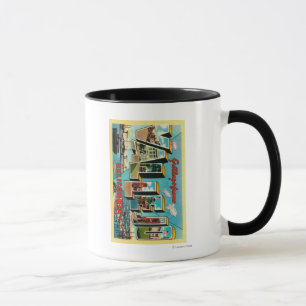 Caneca Vallejo, Califórnia - Cenas com Letras Grandes