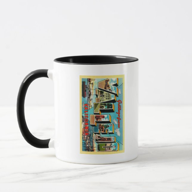Caneca Vallejo, Califórnia - Cenas com Letras Grandes (Esquerda)