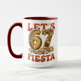 Caneca Vamos 67 Festa Engraçada Cinco De Mayo Taco Nacho