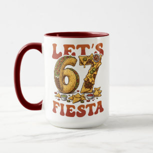 Caneca Vamos 67 Festa Engraçada Cinco De Mayo Taco Nacho