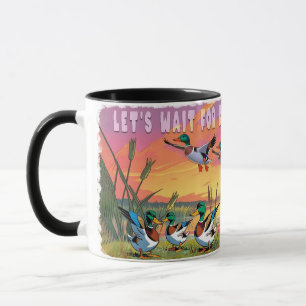 Caneca Vamos Aguardar Caça de Pato Mug