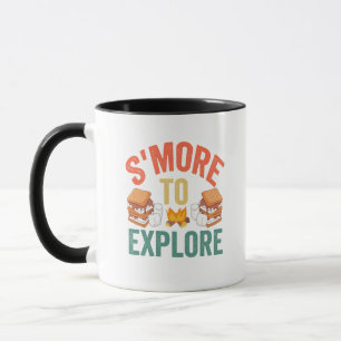 Caneca Vamos Explorar O Engraçado Caminho De Campismo Ao