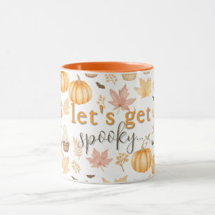 Caneca Vamos ficar malucos com Bombas, Folhas e Cupcakes