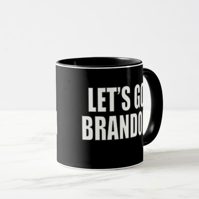 Caneca Vamos Go Brandon (Frente Esquerda)