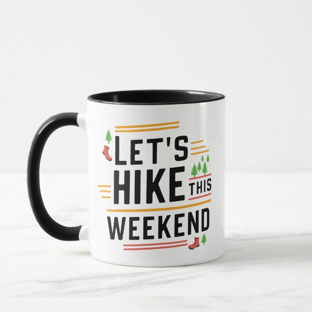 Caneca Vamos Hike Este Fim De Semana (Esquerda)