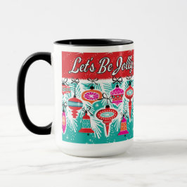 Caneca Vamos Ser Jolly Retrô De Café De Natal