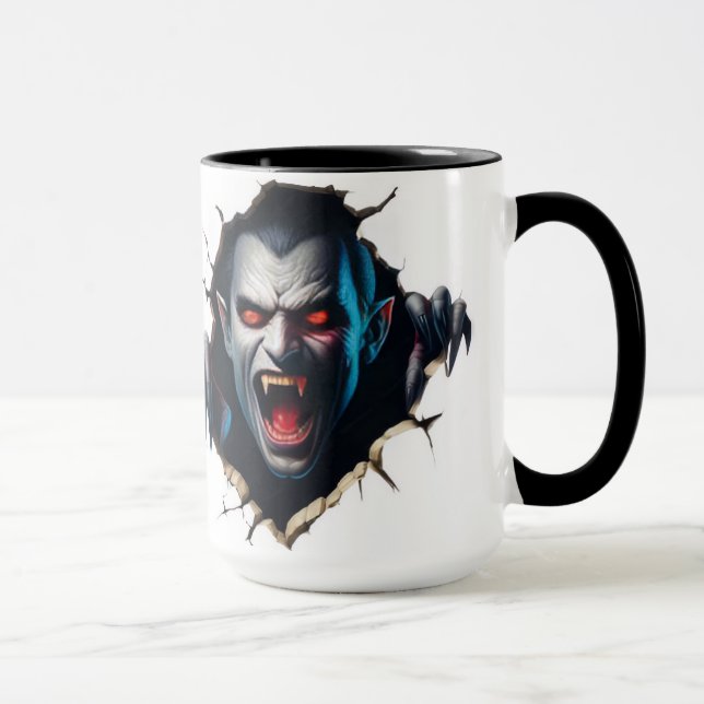 Caneca Vampiro de Halloween (Direita)